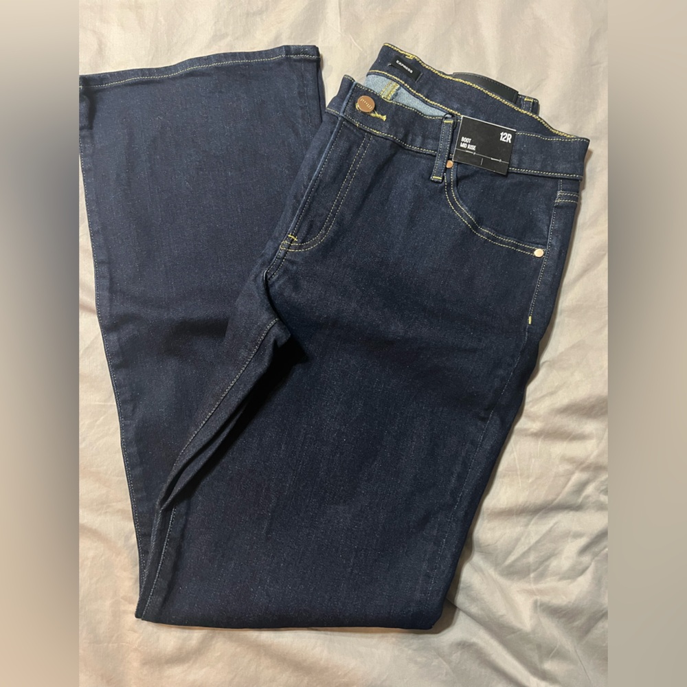 Express Bootcut Jeans - Dark Wash